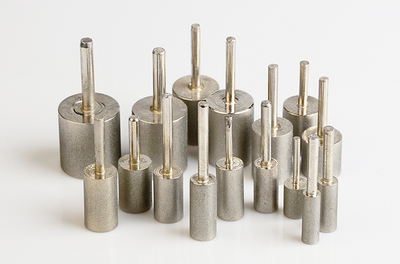 細砂圓柱型砂輪磨頭金剛石玉石翡翠打磨修光金剛沙玉雕拋光工具